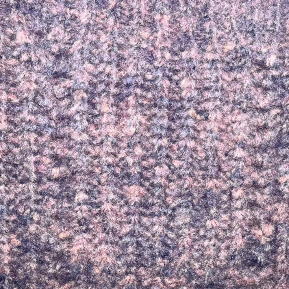 Madewell NWT Pointelle Mockneck Pullover Sweater Size XS Purple‎ Wool Blend Knit